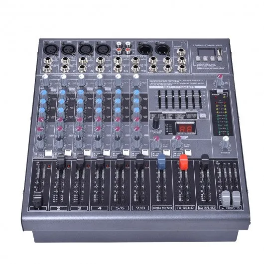 12" Professional 12 Channel DJ karaoke Music Mixer