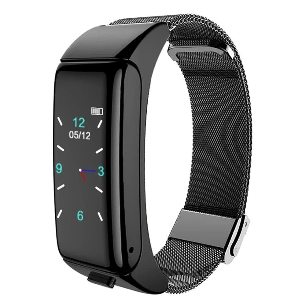 2-in-1 Smart Watch-Bluetooth Earphone with Heart Rate Monitor