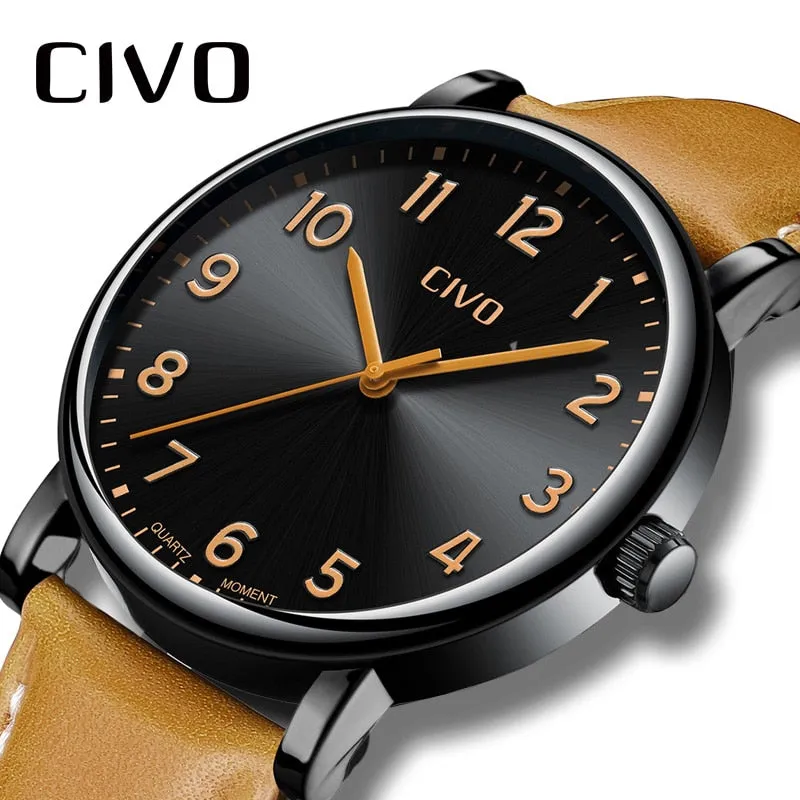 2088C | Quartz Men Watch | Leather Band
