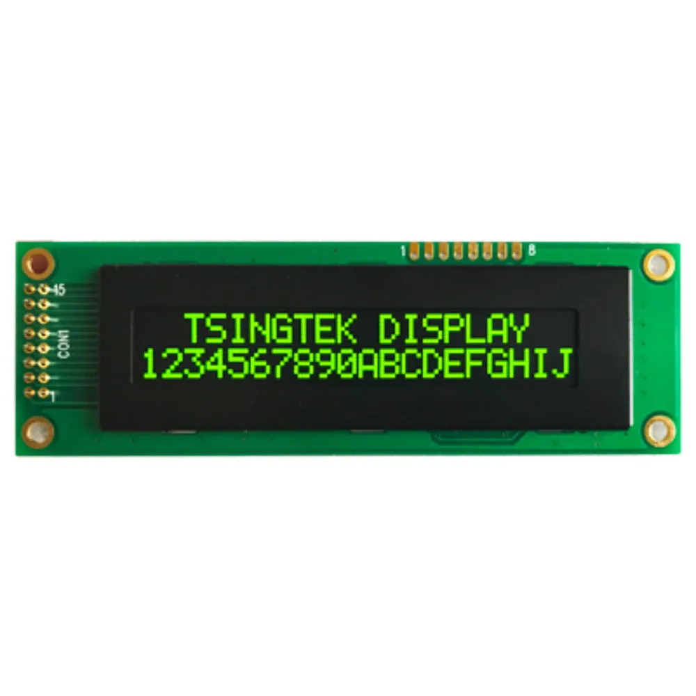 20x2 2002  Character OLED Display WHITE TEXT Color