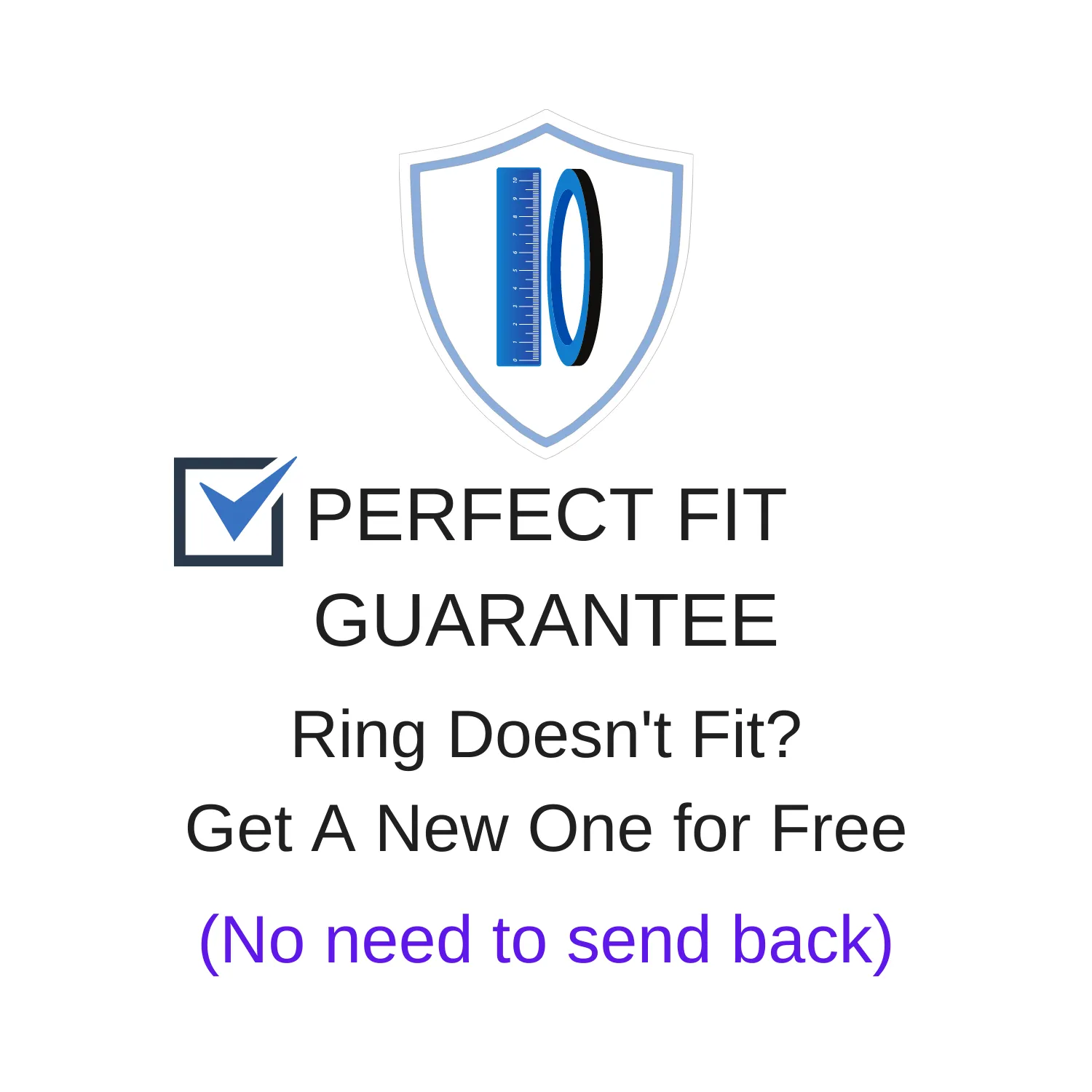 3 Pack - Silicone Ring For Men-  Breathable Comfort Fit Step Edge