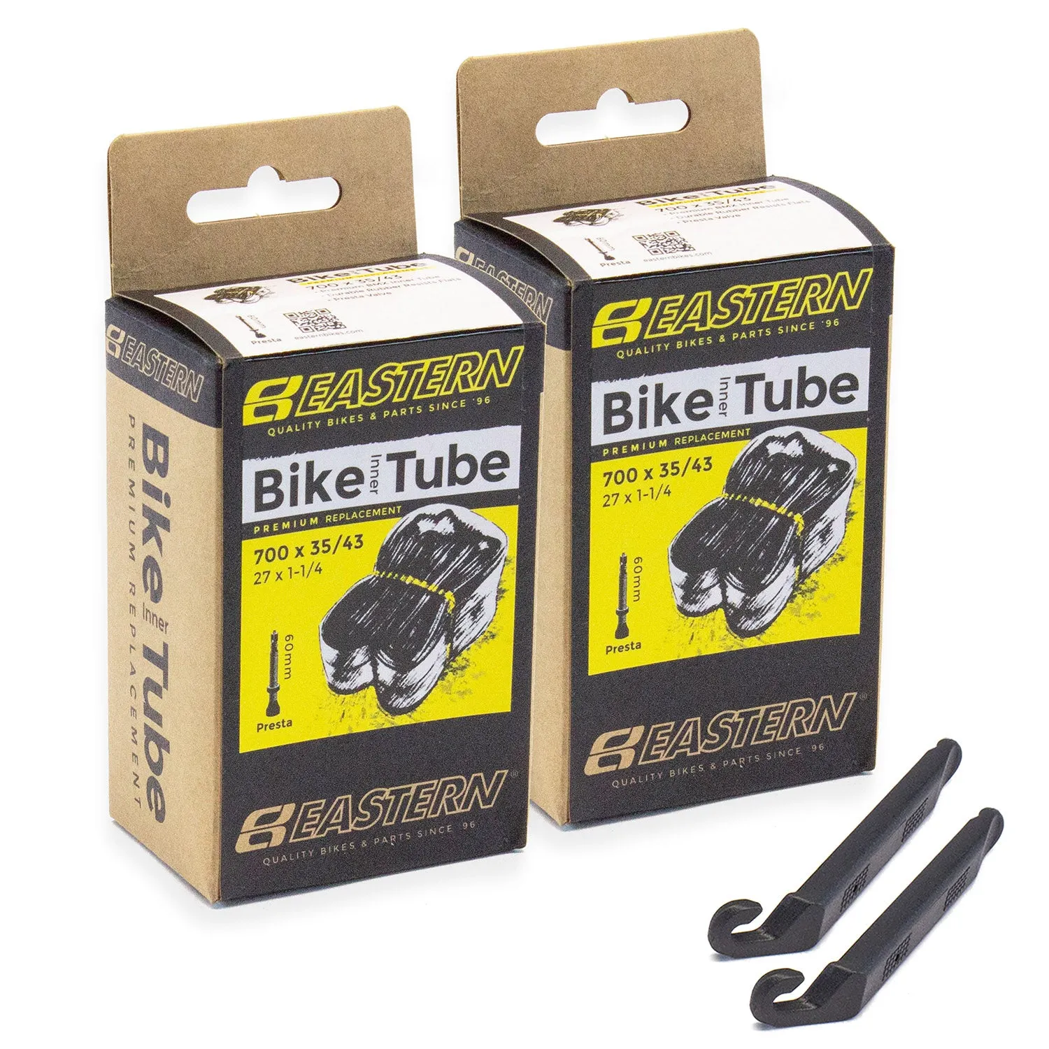 700c Tube Repair Kit (2-pack)- Presta Valve 60mm