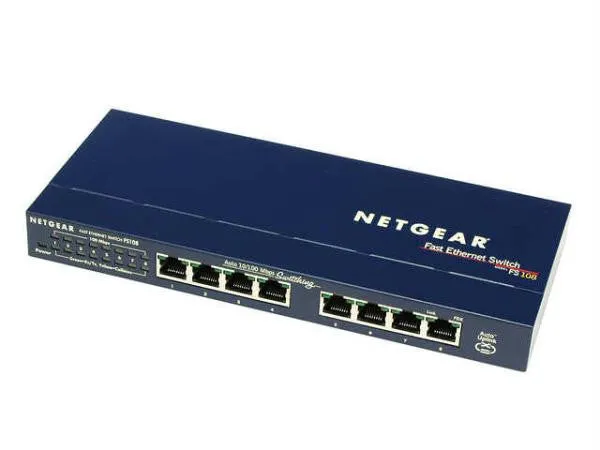 8 Port 10-100 Desktop Switch 4 Port PoE