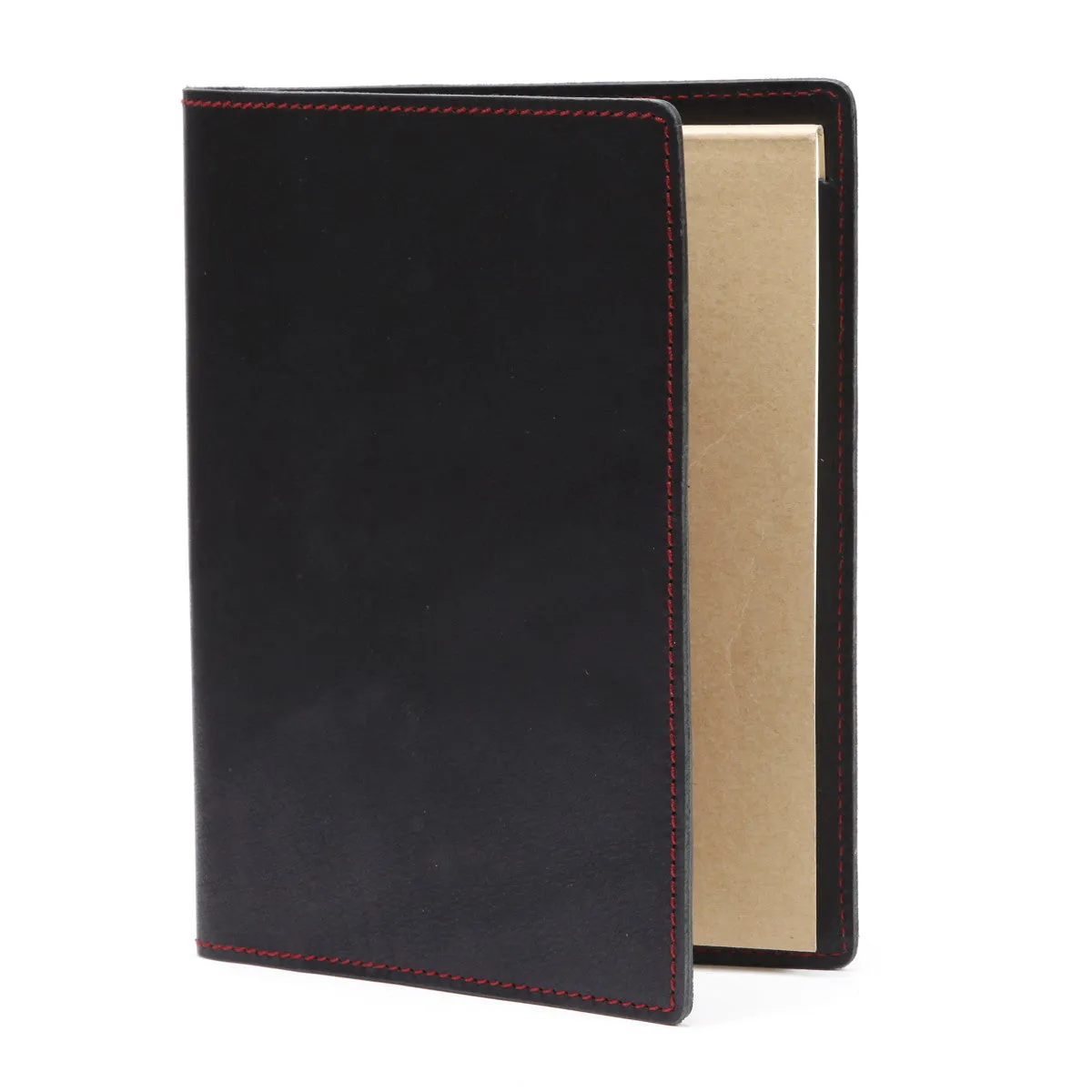 A5 / iPad Mini Leather Notepad Portfolio Case | Matte Yellow