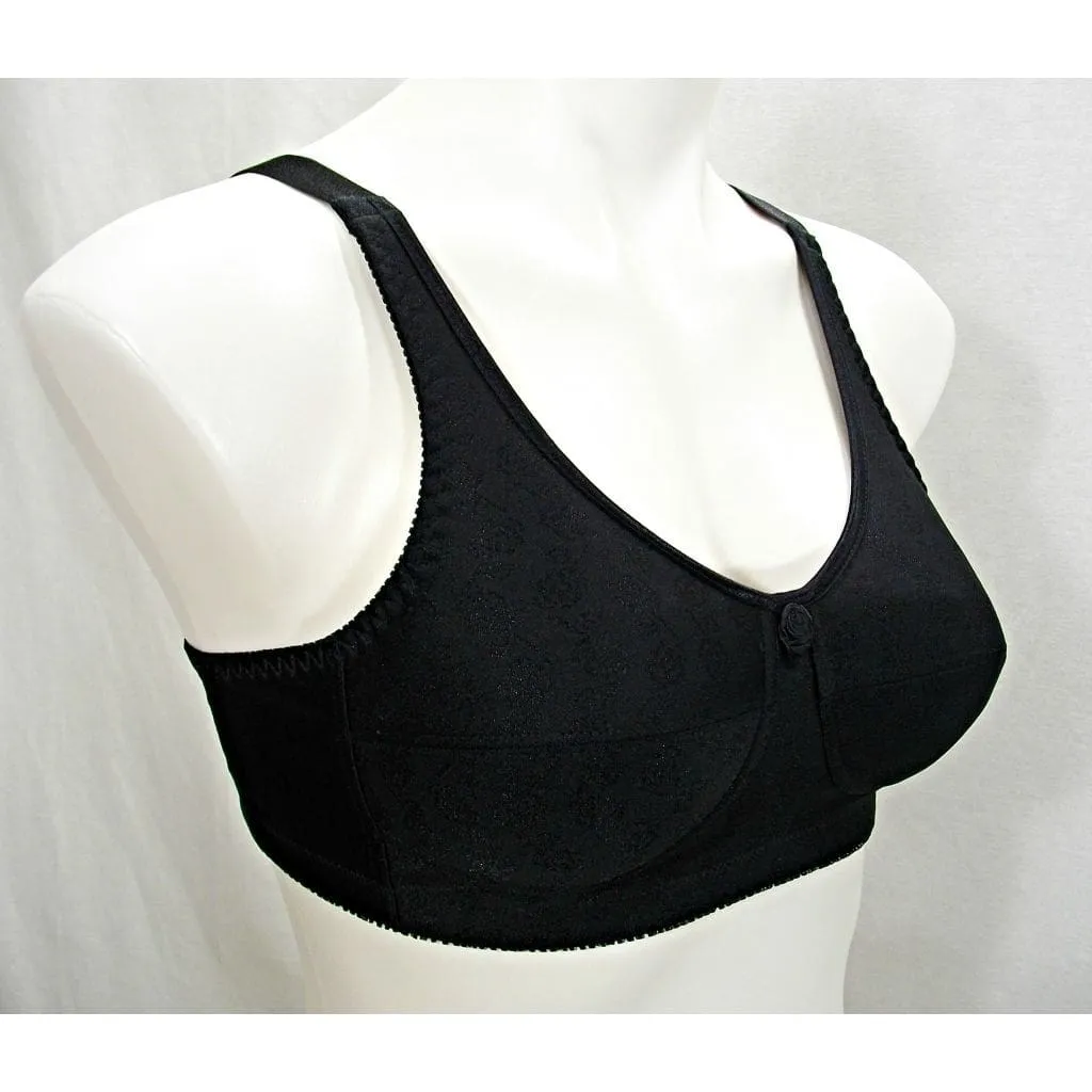 ABC Style 103 Jacquard Wire Free Mastectomy Bra 36B Black