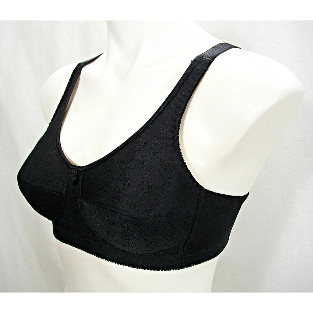 ABC Style 103 Jacquard Wire Free Mastectomy Bra 36B Black