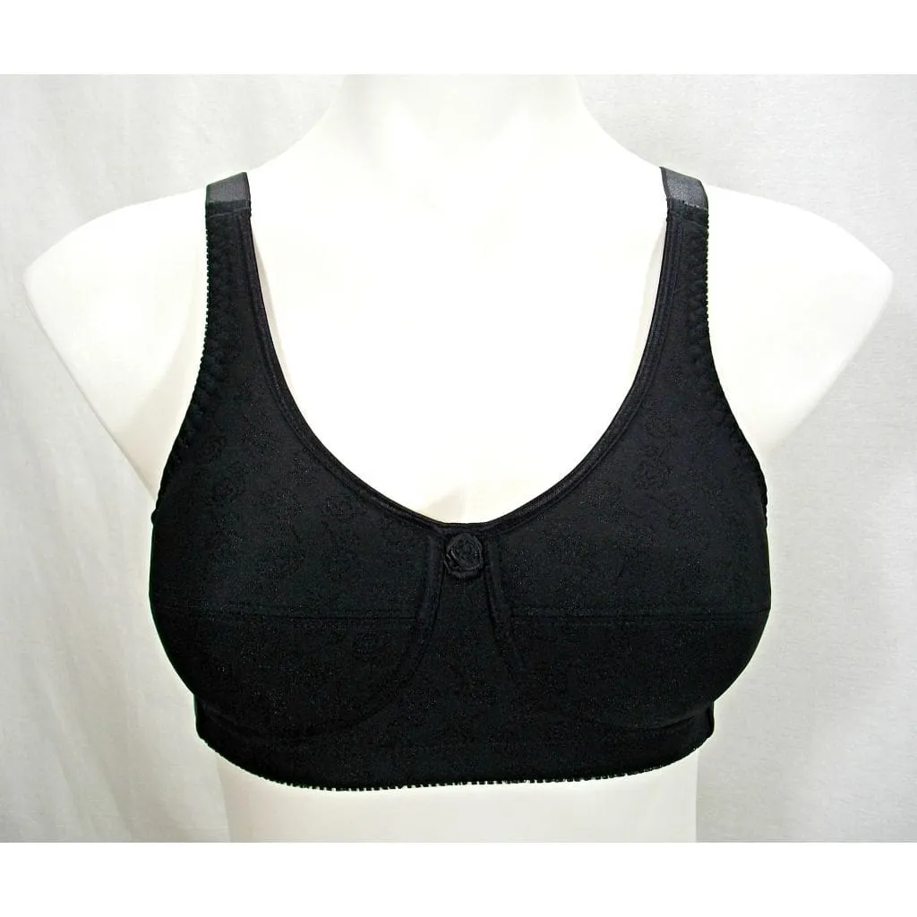 ABC Style 103 Jacquard Wire Free Mastectomy Bra 36B Black
