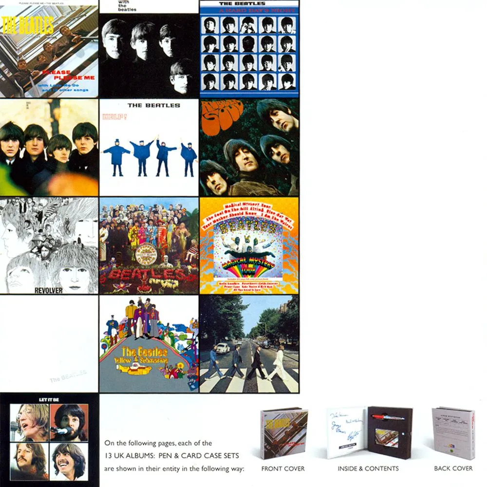 ACME Beatles Please Please Me Pen and Card Case Limited Edition Set