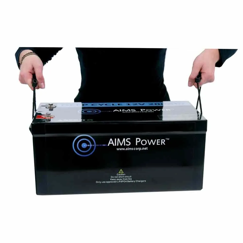 AIMS Power 12V 200Ah Lithium Iron Phosphate Battery
