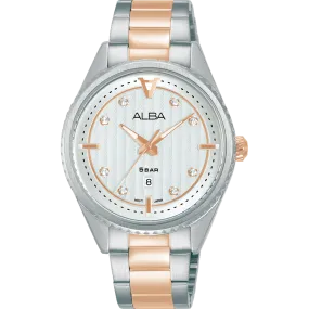 Alba Active Dress Analogue Silver Dial Womens Watch AH7AJ7X