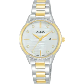 Alba Fashion Dress Analogue Mother of Pearl Dial Womens Watch AH7AQ2X