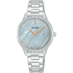 Alba Fashion Dress Analogue Mother of Pearl Dial Womens Watch AH7AQ3X