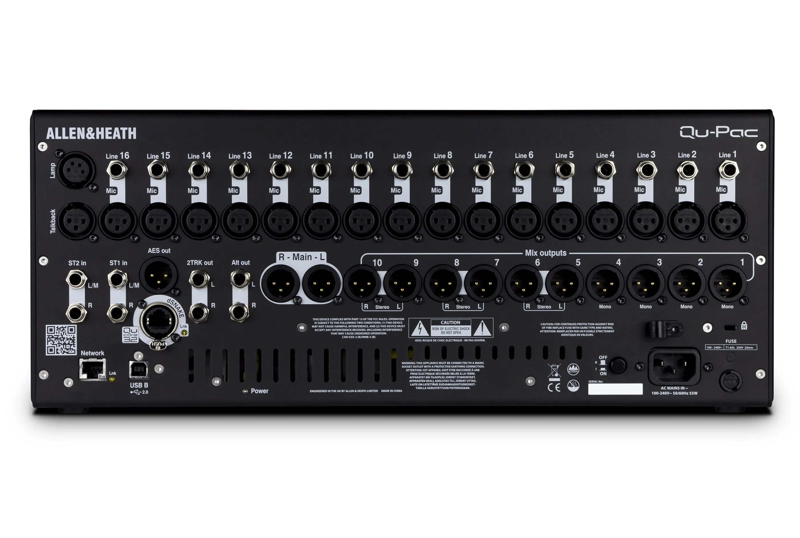Allen & Heath Qu-Pac Ultra Compact Digital Mixer