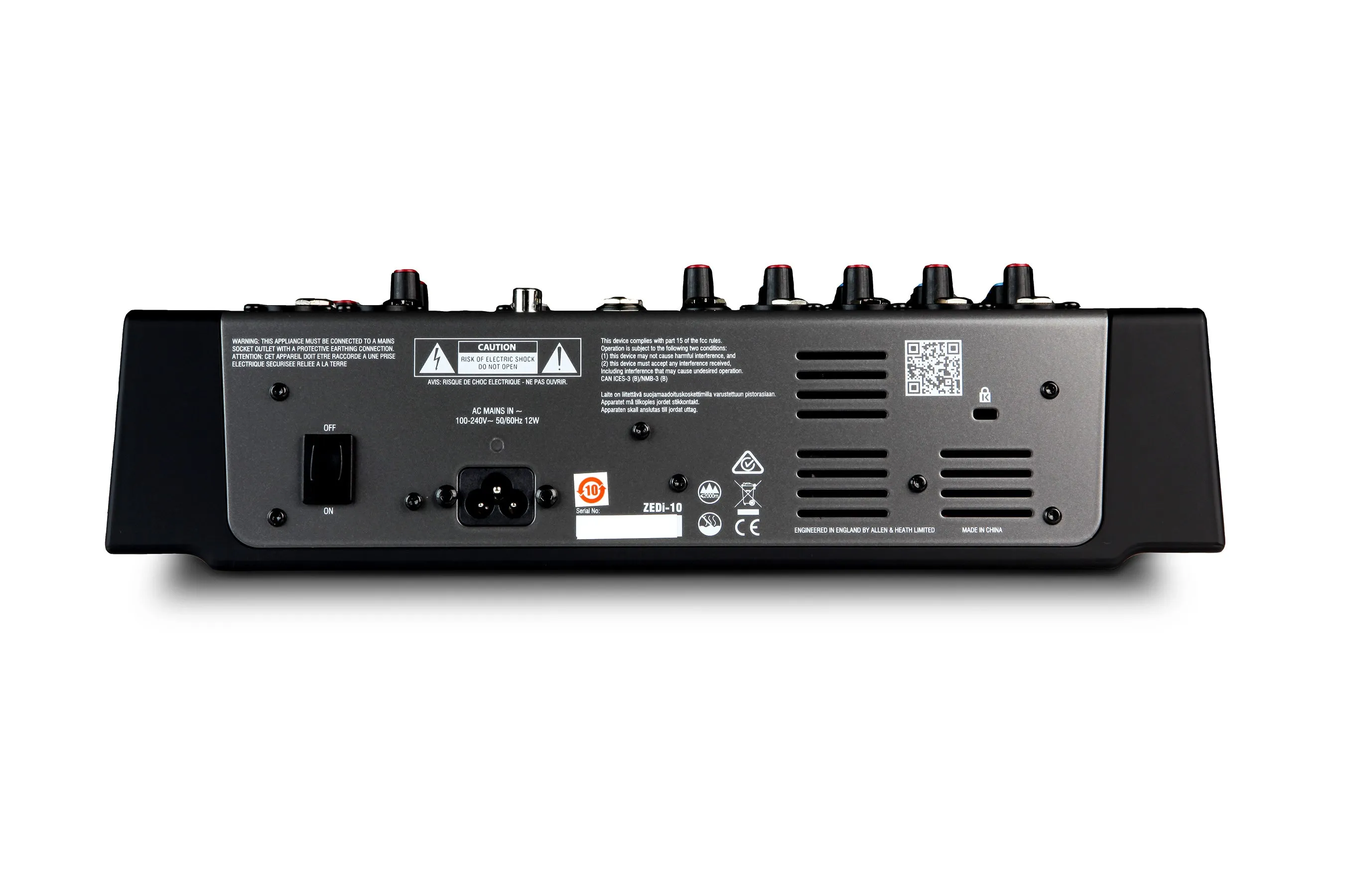Allen & Heath ZEDi-10 Compact 10-Input Mixer w/USB