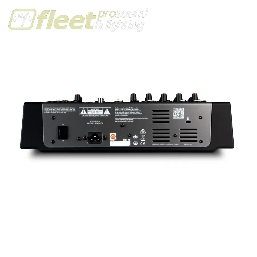 Allen & Heath ZEDi-10 Hybrid compact mixer / 4×4 USB interface