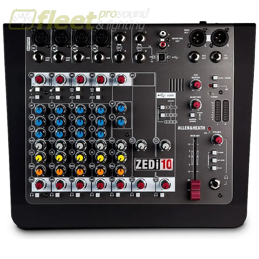Allen & Heath ZEDi-10 Hybrid compact mixer / 4×4 USB interface