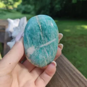 Amazonite Palm Stone (#3)