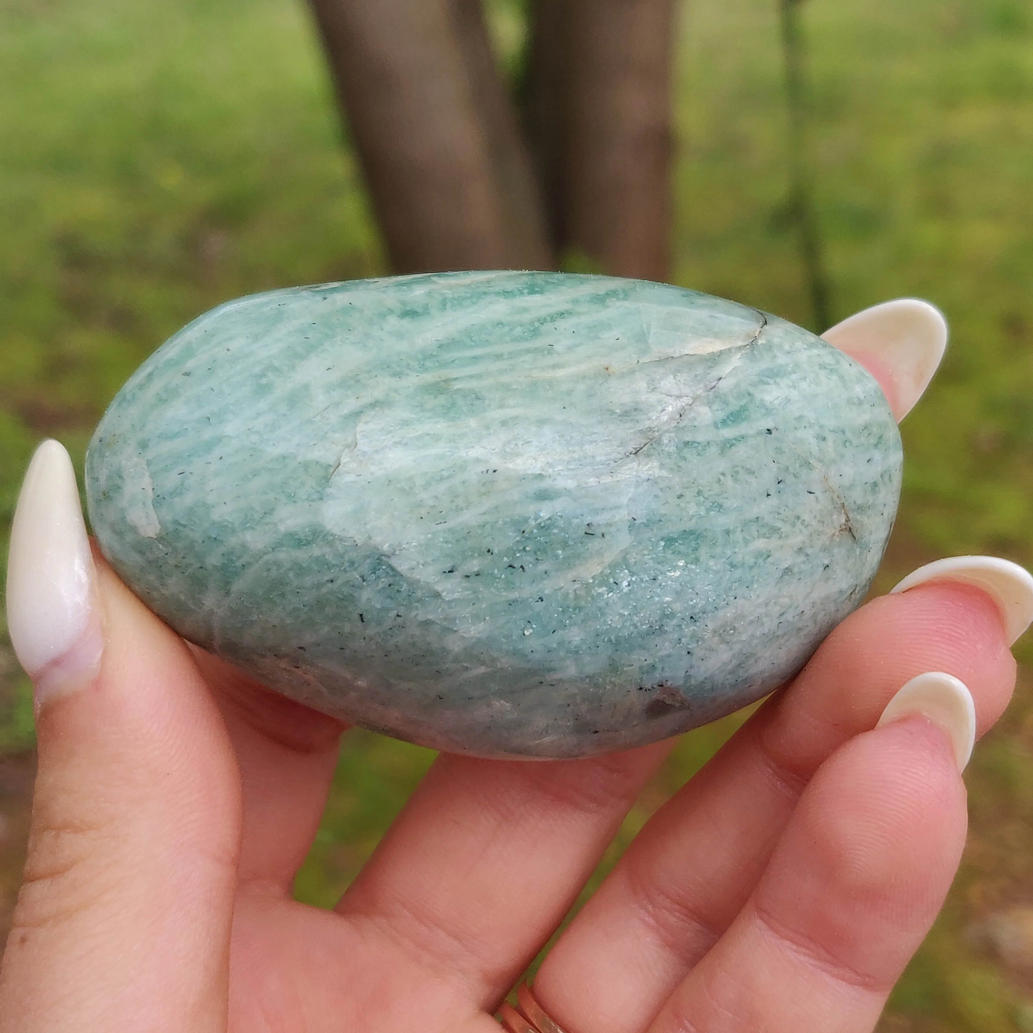 Amazonite Palm Stone (#7)