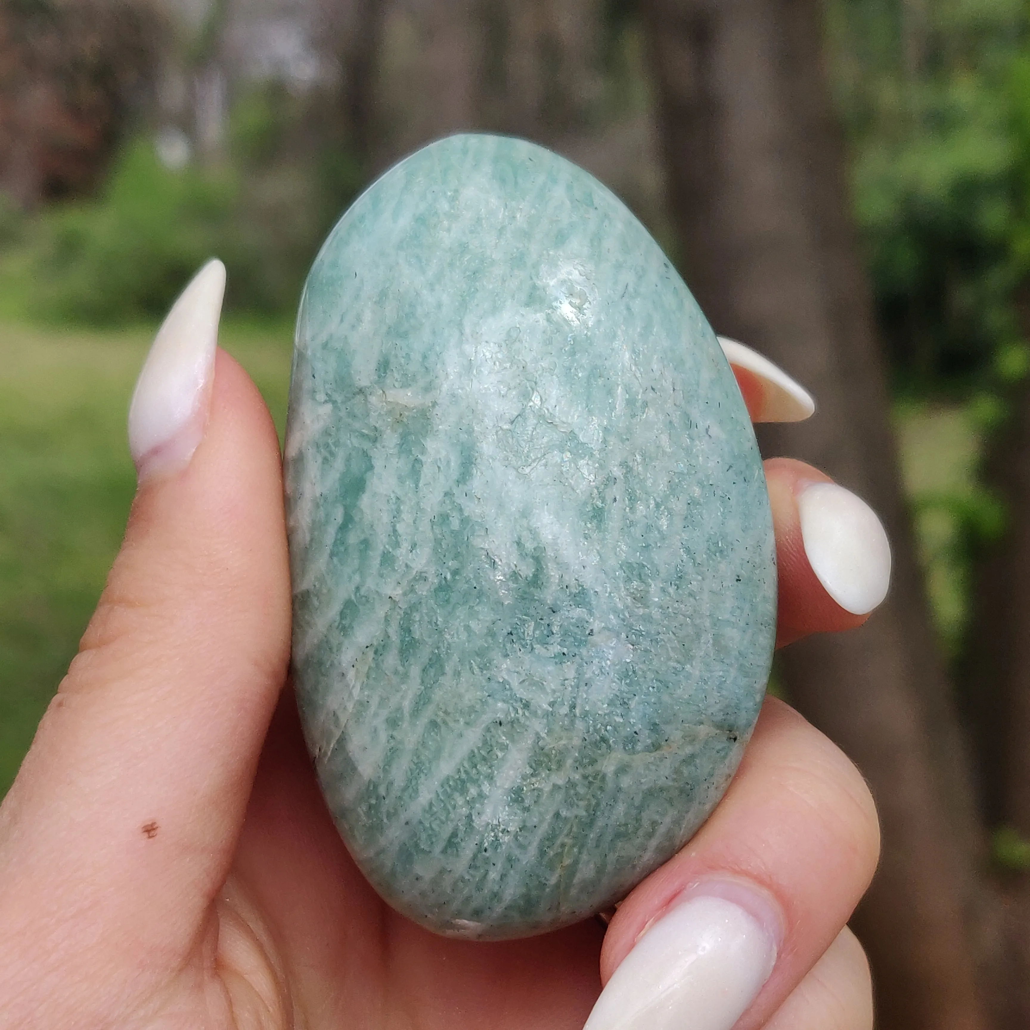 Amazonite Palm Stone (#7)