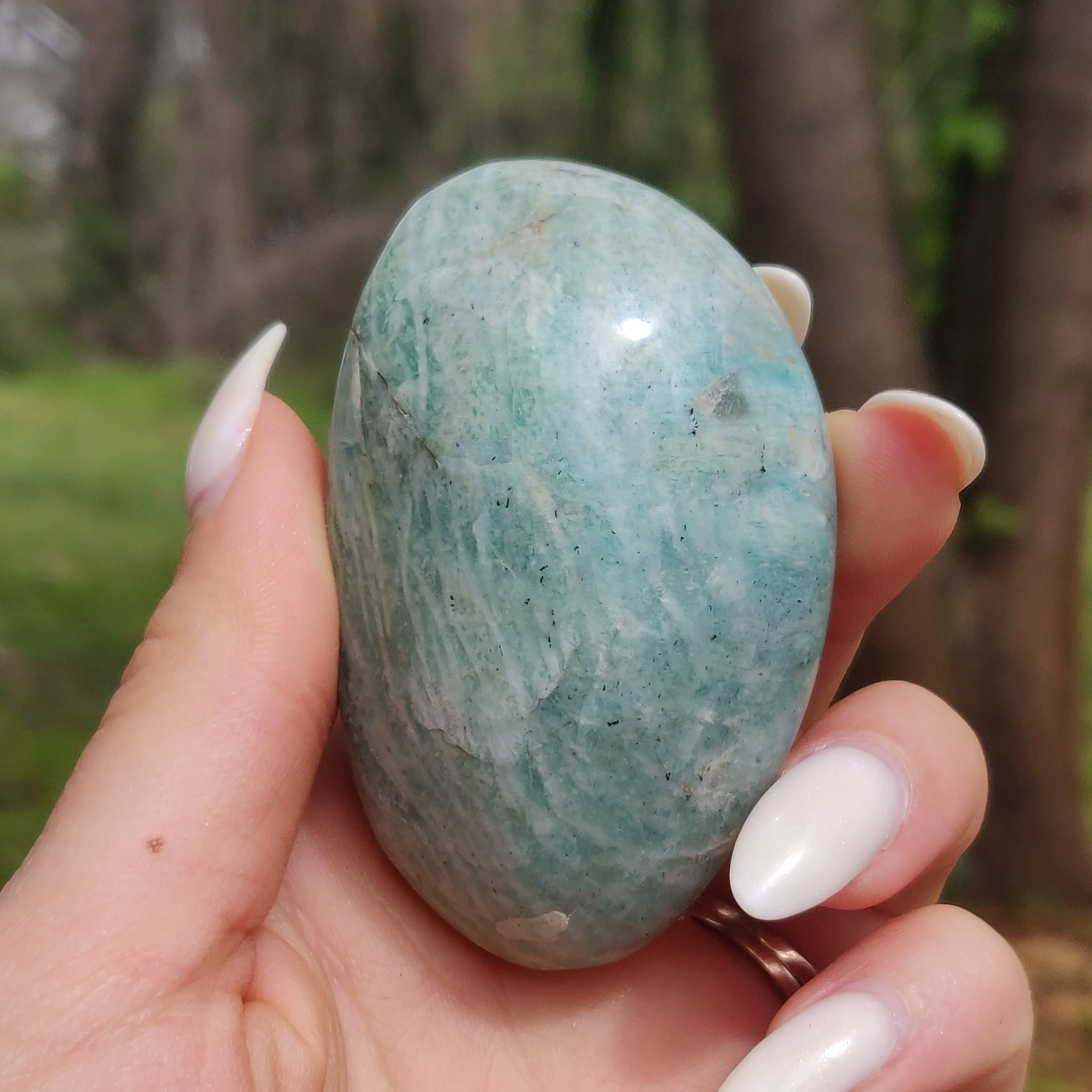 Amazonite Palm Stone (#7)