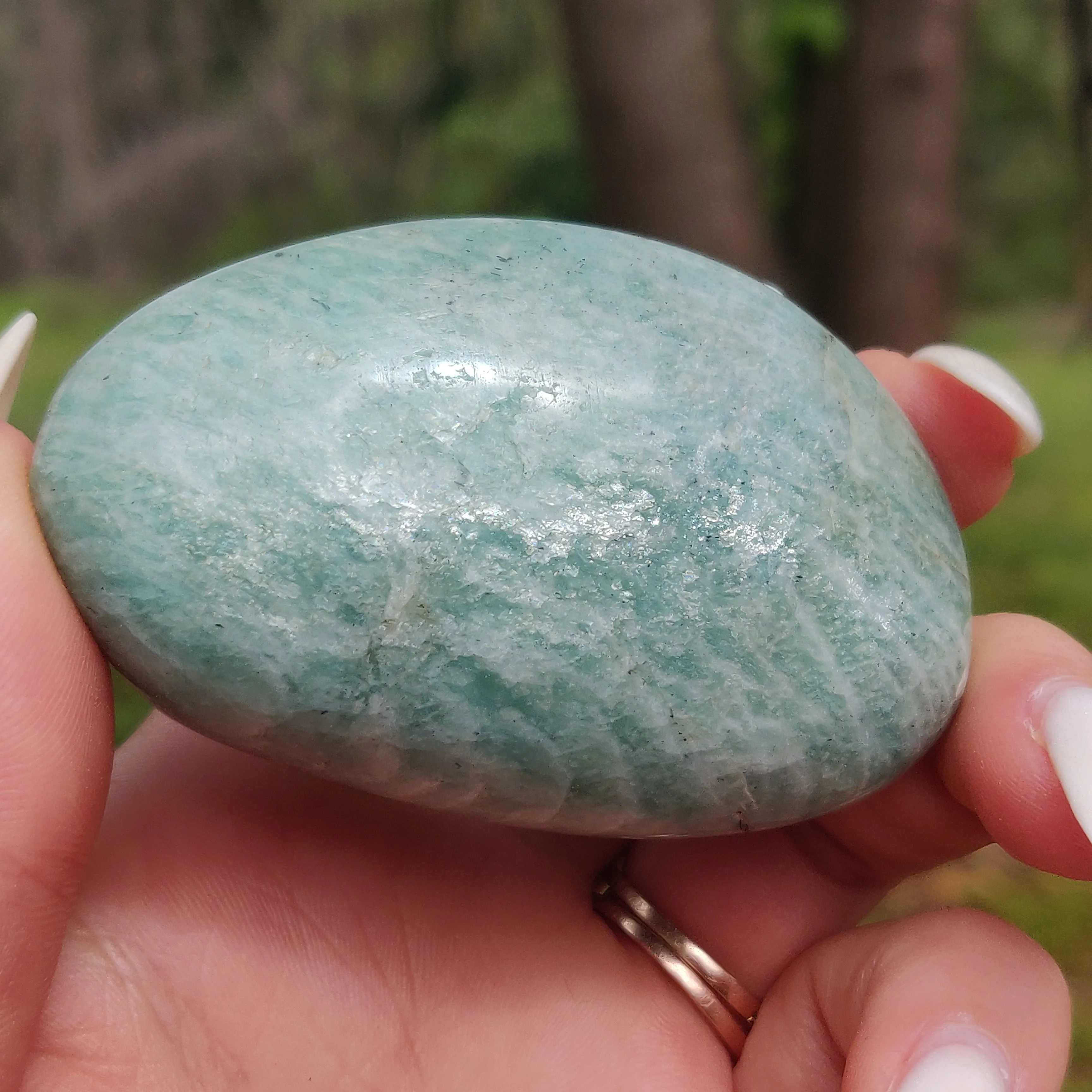 Amazonite Palm Stone (#7)