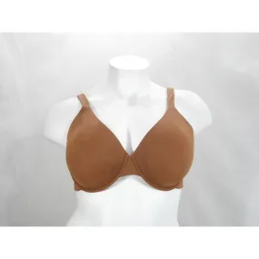 Ambrielle Molded Contour Cup Lightly Lined Underwire Bra 42DD Brown