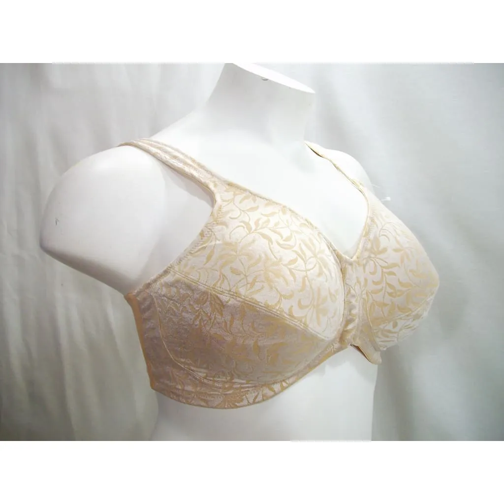 Amoena 2145 Diamond Front & Back Close Pocketed Wire Free Mastectomy Bra 38DD Nude NWOT