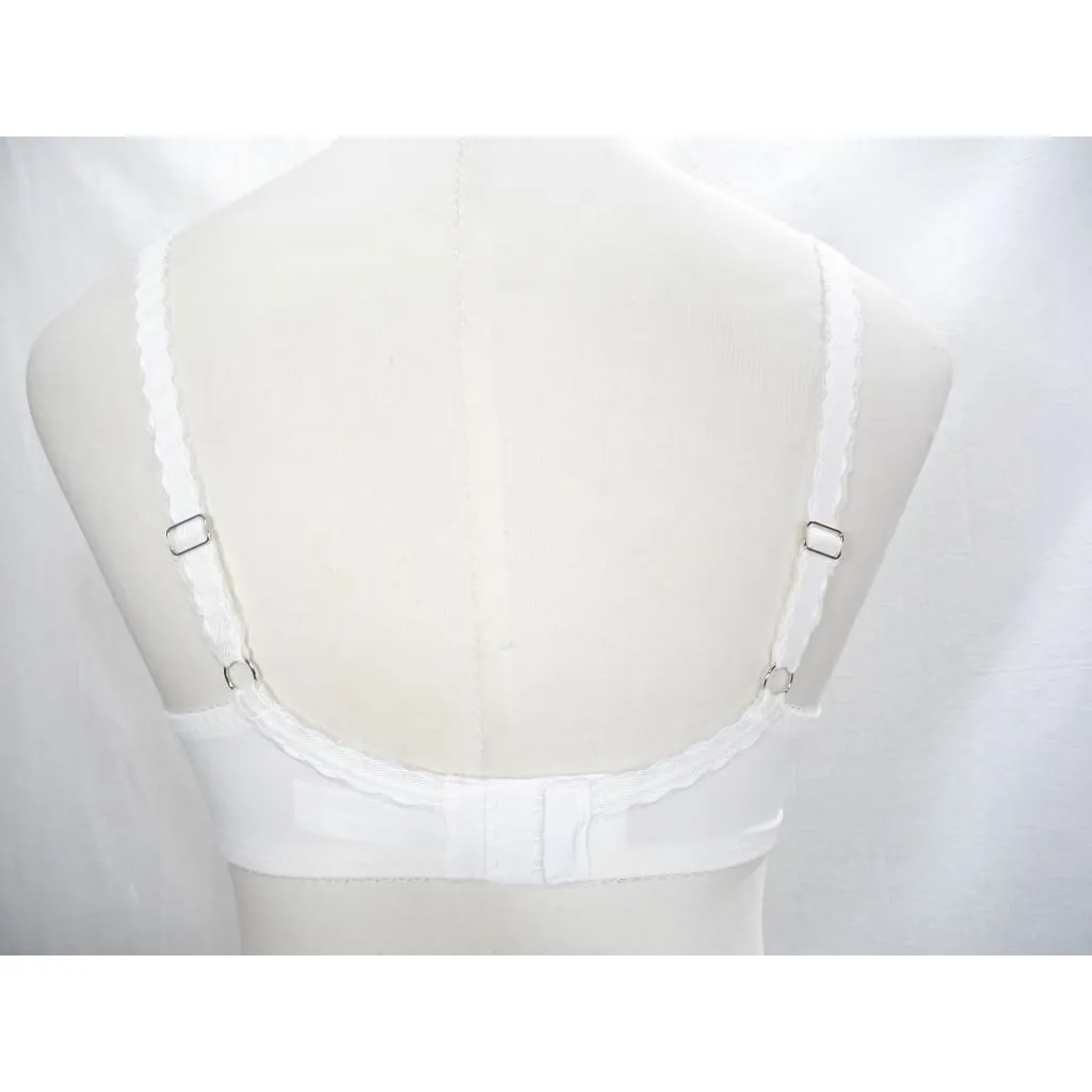 Amoena 43920 Adriana Lace Wire Free Mastectomy Bra 32A Teal & Ivory NWT