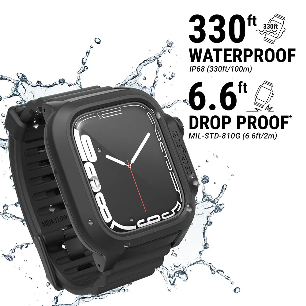 Apple Watch Series 9/8/7, 45mm - 100m Waterproof, Total Protection Case   Band