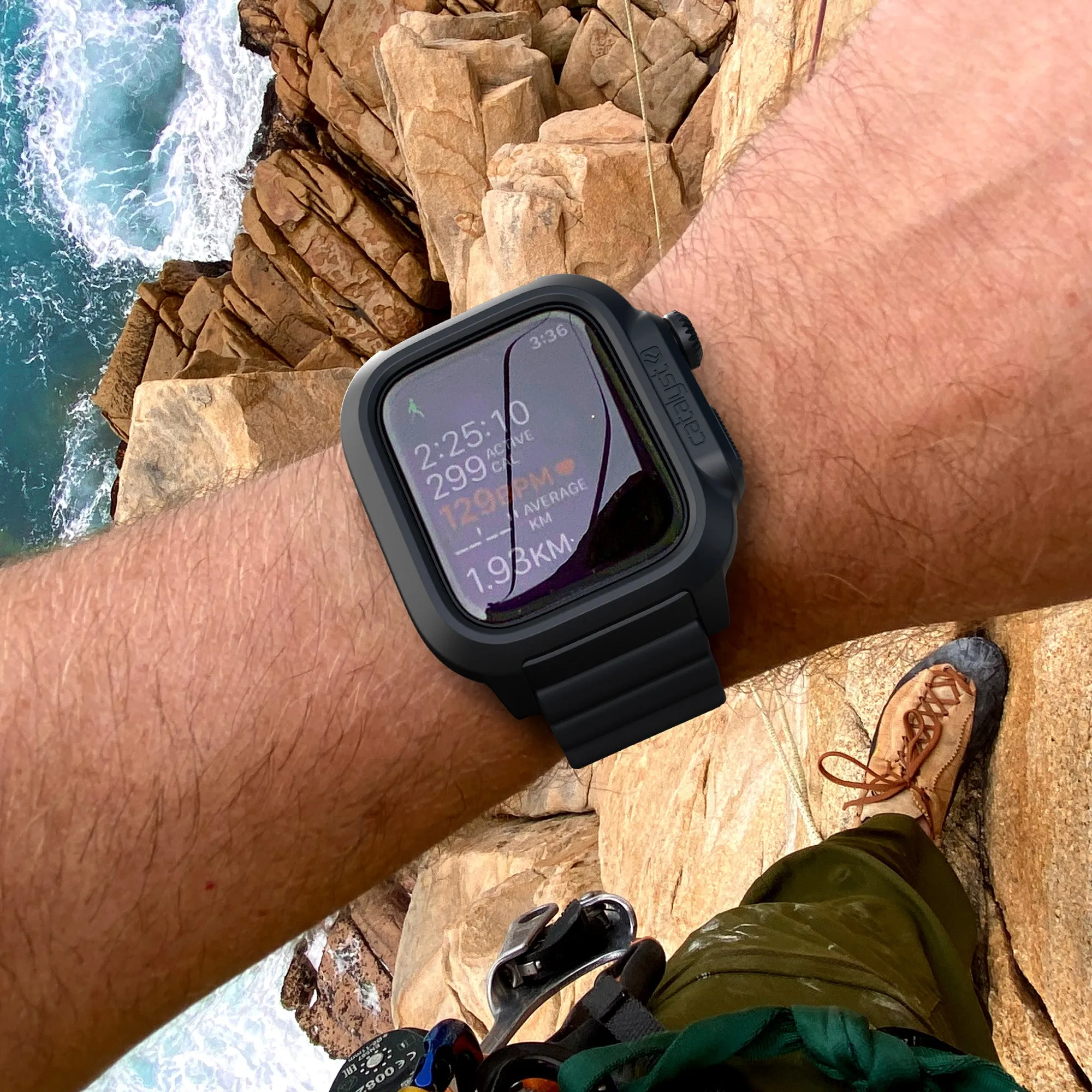 Apple Watch Series 9/8/7, 45mm - 100m Waterproof, Total Protection Case   Band
