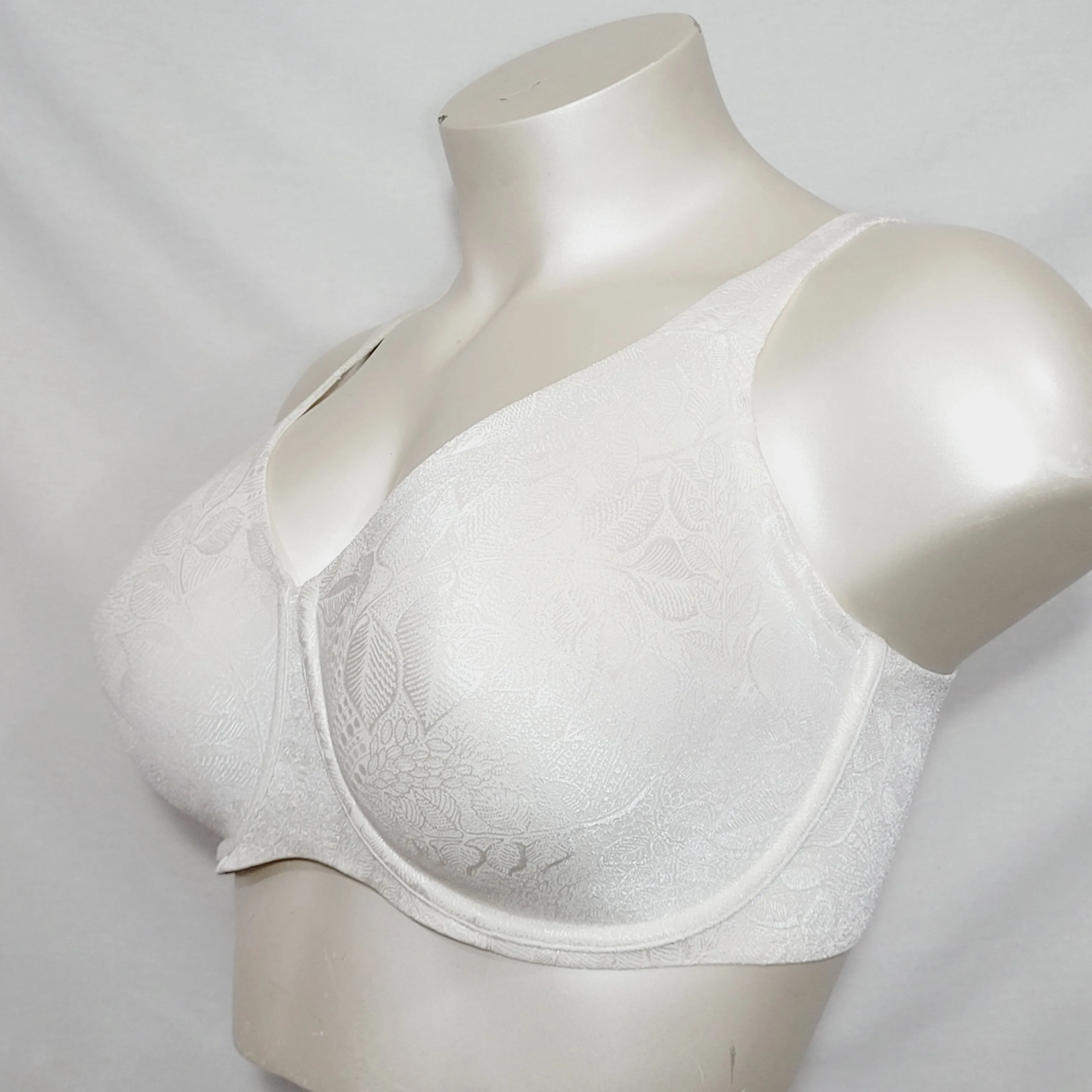 Bali 3236 Passion for Comfort Side Smooth Underwire Bra 40DDD White DISCONTINUED