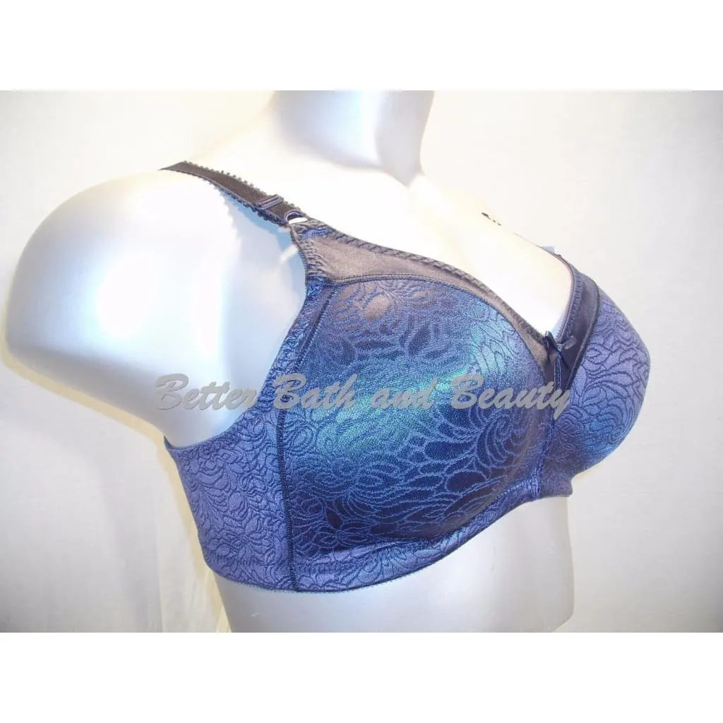 Bali 3372 Double Support Spa Closure Wire Free Bra 36C Private Jet Gray NWT