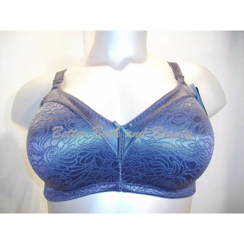 Bali 3372 Double Support Spa Closure Wire Free Bra 36C Private Jet Gray NWT