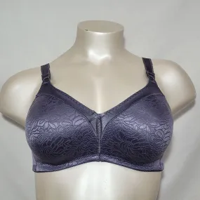 Bali 3372 Double Support Spa Closure Wire Free Bra 38B Private Jet Gray NWT
