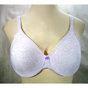 Bali 3383 S383 Passion For Comfort Underwire Bra 38C Lavender Floral NWT