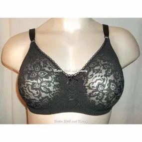 Bali 3432 Lace N Smooth Underwire Bra 34DD Black NWT