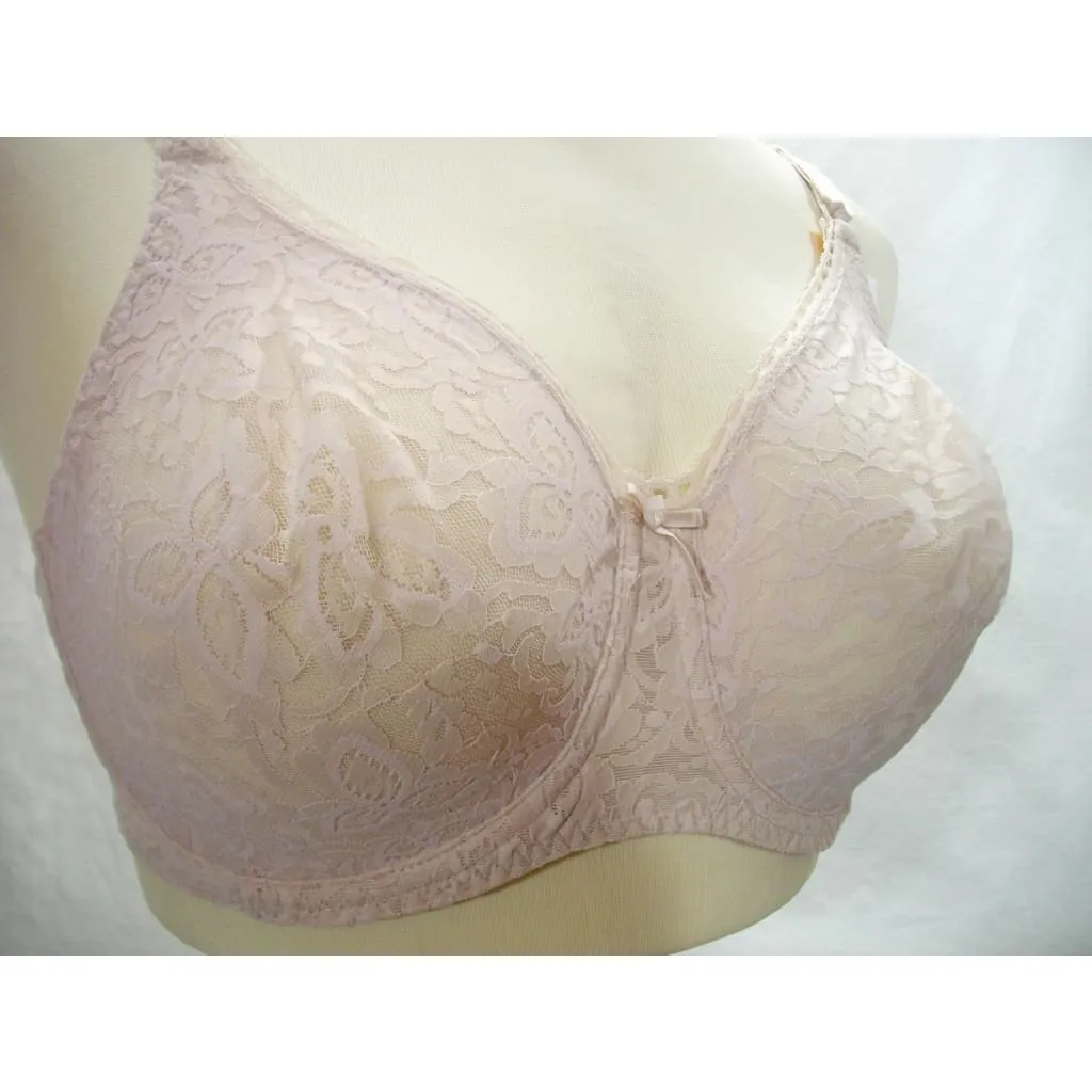 Bali 3432 Lace N Smooth Underwire Bra 34DD Rosewood NWT