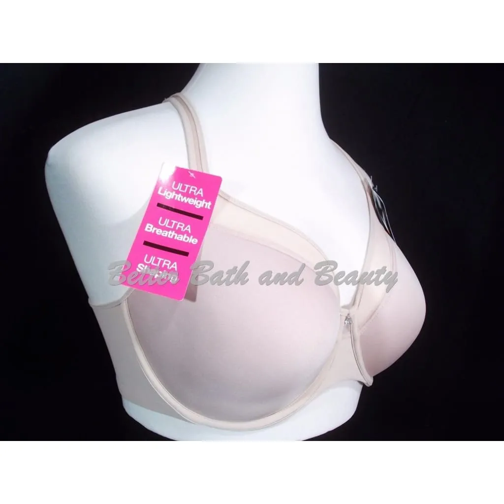 Bali 3439 One Smooth U Ultralight Illusion Neckline Underwire Bra 36B Nude NWT