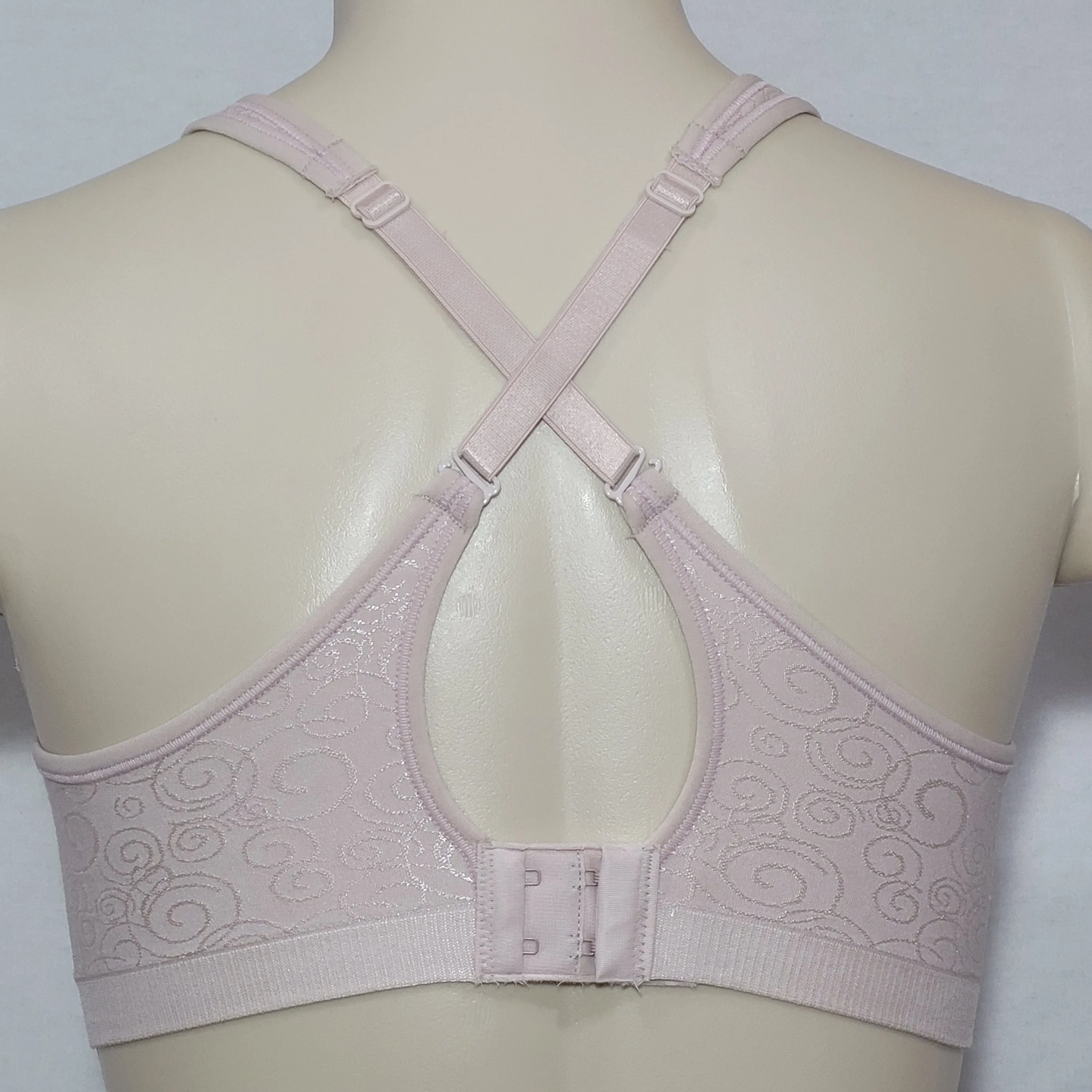 Bali 3463 Comfort Revolution Wire Free Bra 34C Rosewood Swirl NWT