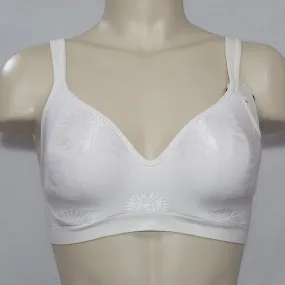 Bali 3463 Comfort Revolution Wire Free Bra 36D White NEW WITH TAGS