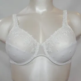 Bali 3573 Semi Sheer Lace Desire Minimizer Underwire Bra 40C White