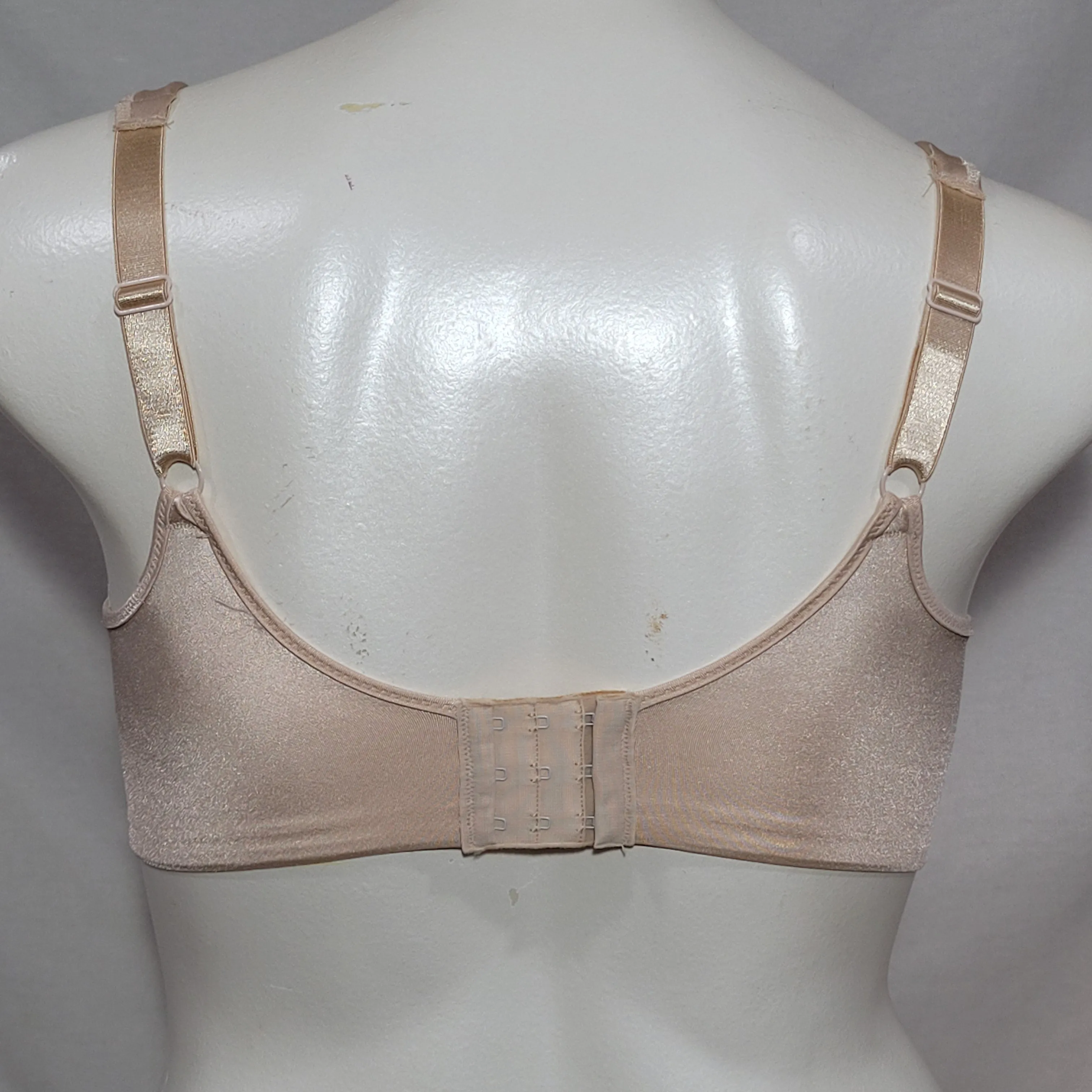 Bali DFD653 Lace Desire Full Coverage Underwire Bra 40DD Nude NWT