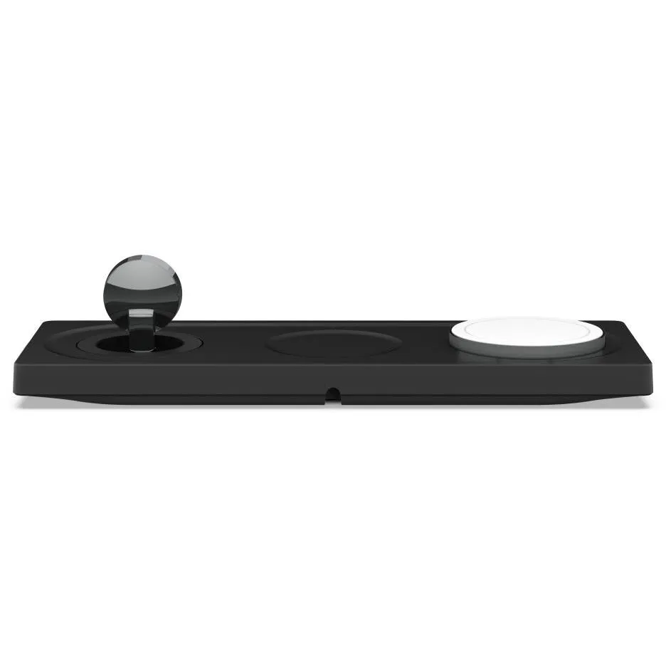 Belkin BoostUp Charge Pro 3-in-1 Wireless Charging Pad with MagSafe (Black)