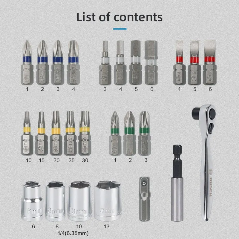 Bosch 26-Piece Screwdriver Bit Set