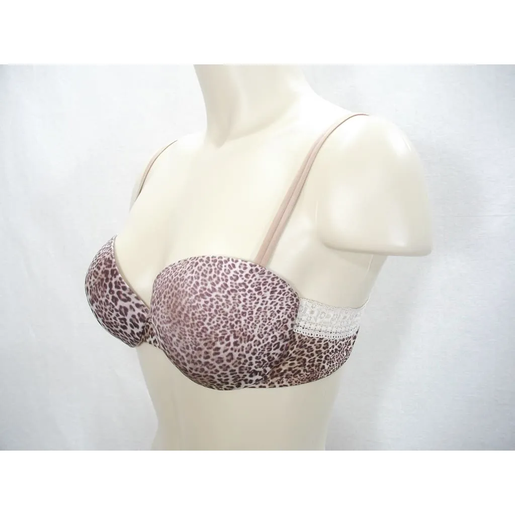 b.tempt'd 958170 by Wacoal The Flirt Push-Up Underwire Bra 34B Animal Print