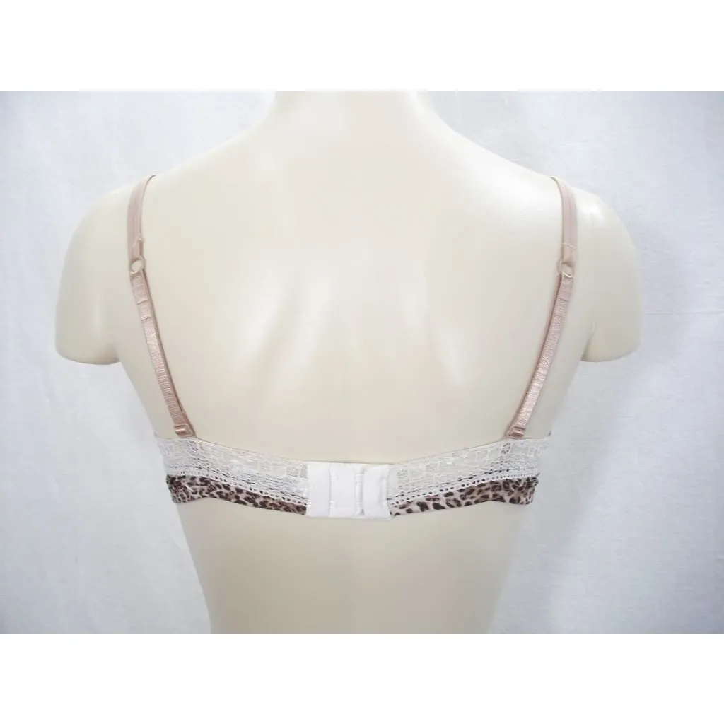 b.tempt'd 958170 by Wacoal The Flirt Push-Up Underwire Bra 34B Animal Print