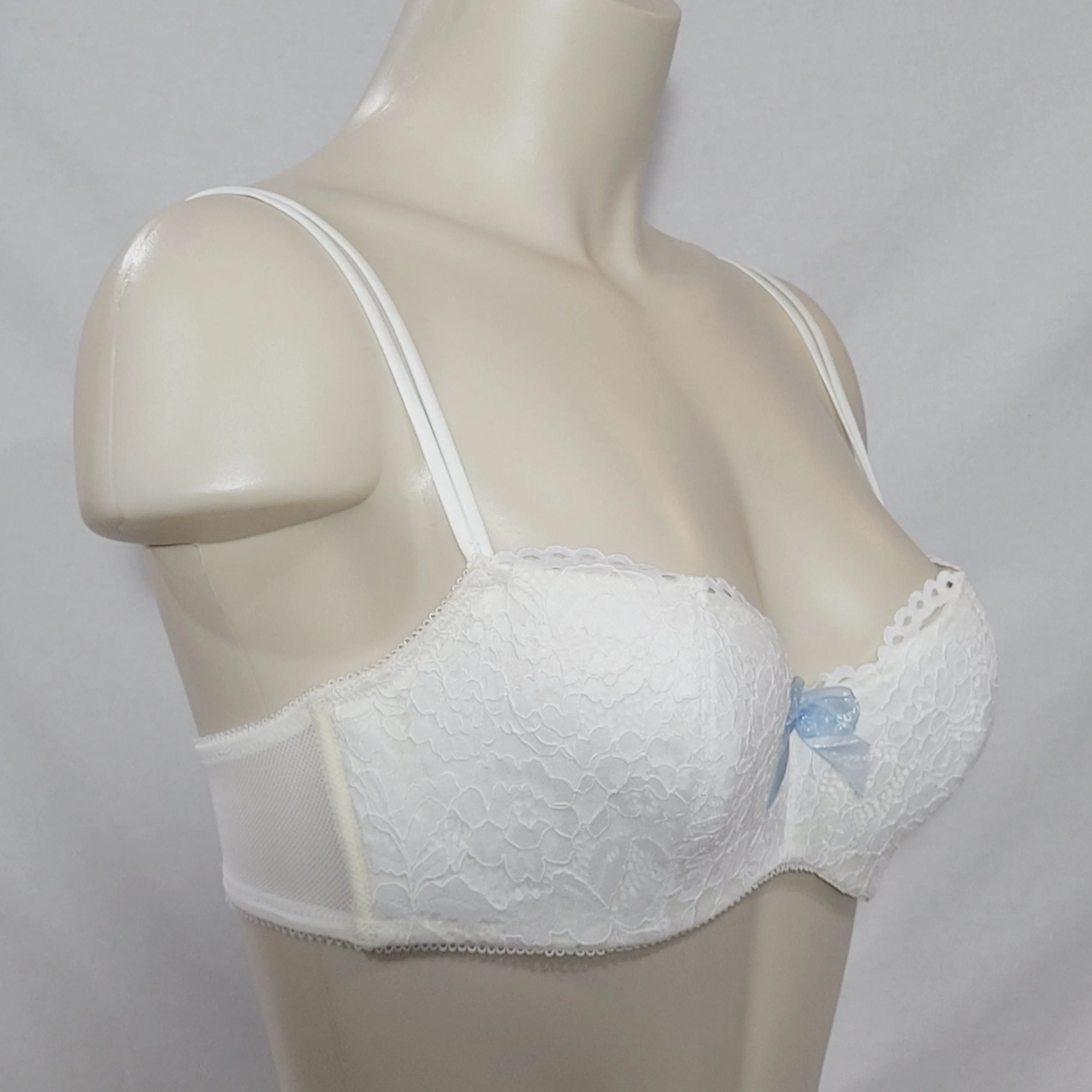 b.tempt'd by Wacoal 953144 Ciao Bella Balconette Underwire Bra 32D White NWT