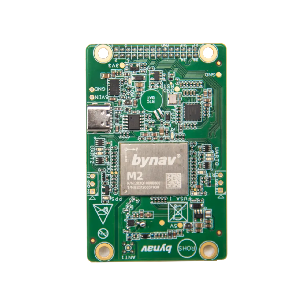 ByNav C2-M2X Evaluation Board / RTK USB GNSS Receiver (USB-C, M20 RTK GNSS Module included, Triple-band L1, L2 and L5, 1507 Channels, 1cm accuracy)