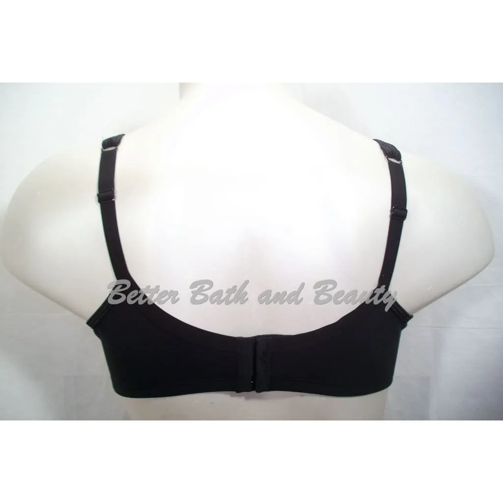 Cacique 92% Cotton UNLINED Seamless Cup Underwire Bra 40D Black