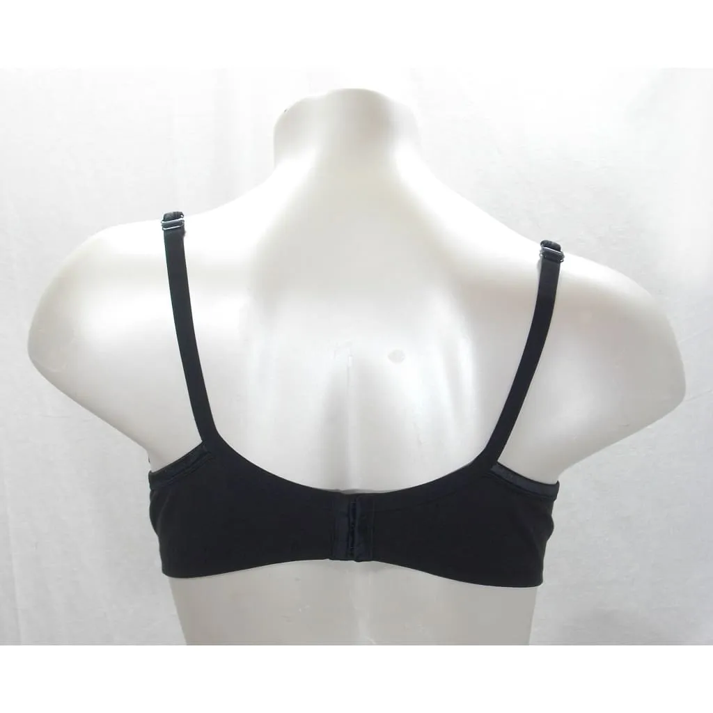 Cacique 93% Cotton Contour Cup Lightly Padded Push Up Underwire Bra 42D Black